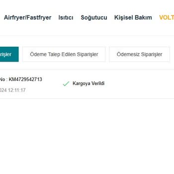 Geciken Kargo Ve İptal Sorunu