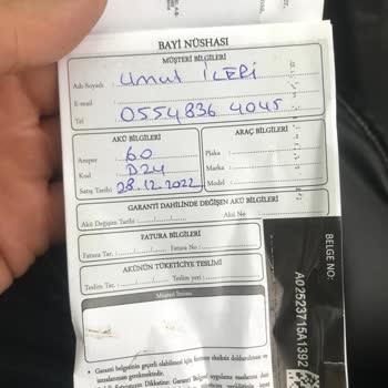 Garanti Kapsamında Akü Sorunu Ve Bayi İlgisizliği