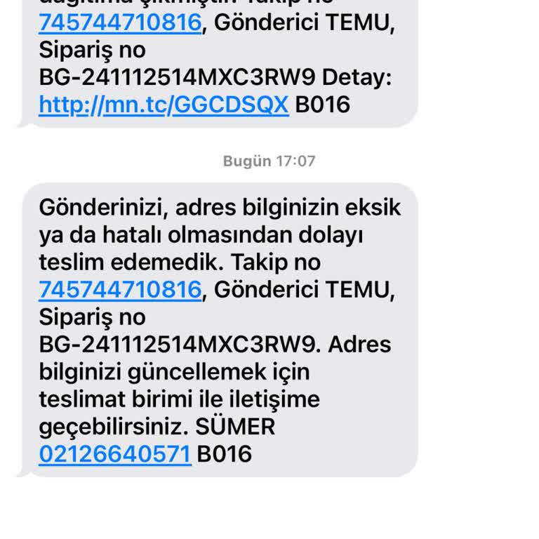 MNG Kargo'nun Adres Eksikliği Bahaneleri