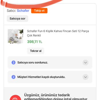 Schafer İndirim Aldatmacası Ve İptal Edilen Siparişler