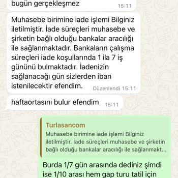 GAP Turu İptali Ve İade Sorunu