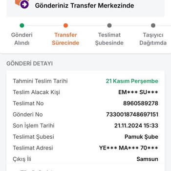 Trendyol Express Teslimat Gecikmesi Ve Maddi Zarar