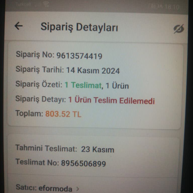 Kargo Bilgilendirmesi Eksikliği Ve Teslim Edilemeyen Ürün