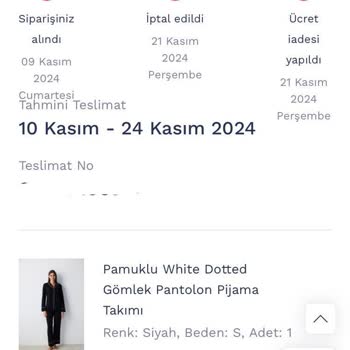Sipariş İptali Ve Müşteri Hizmetleri Cevapsız Kaldı