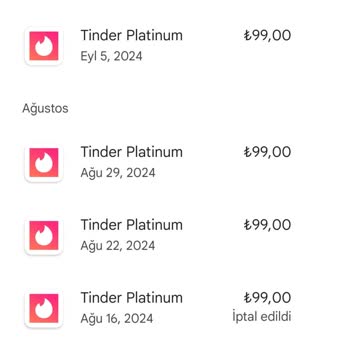 Bilgim Dışında Yapılan Tinder Abonelik Kesintileri