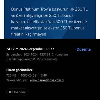 Garanti'nin Bonus Kampanyasıyla İlgili Yanıltıcı Bilgilendirme