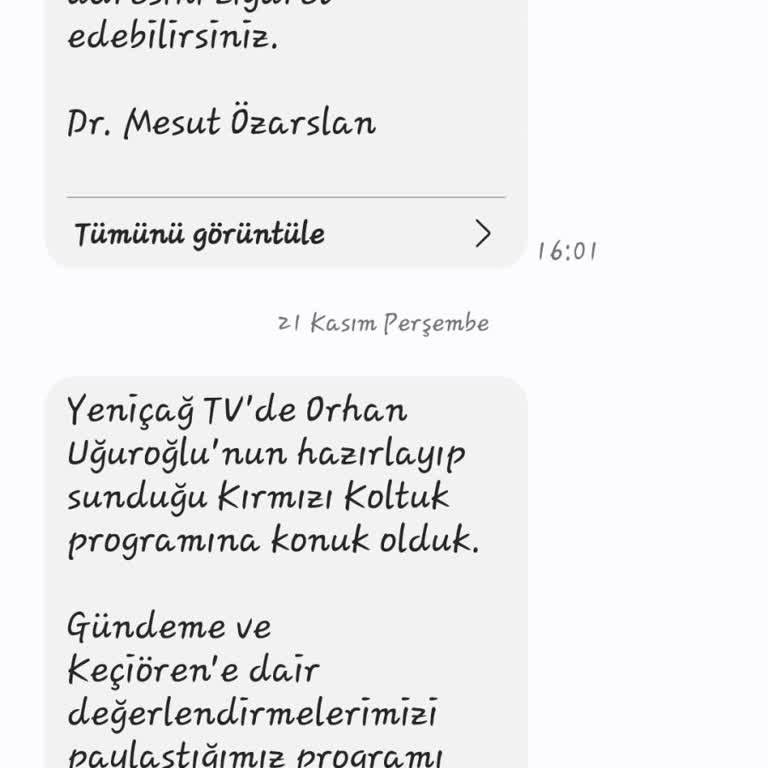 Keçiören Belediyesi'nin Bitmeyen SMS Sorunu