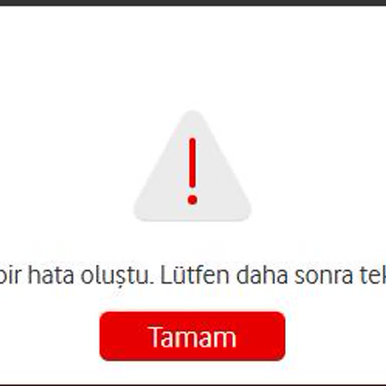 Vodafone One Number Servis Bağlantı Sorunu