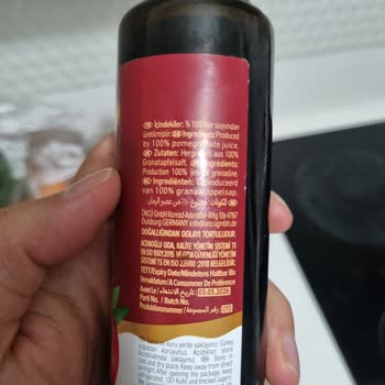 Nar Ekşisinde Tentürdiyot Tadına Dikkat!