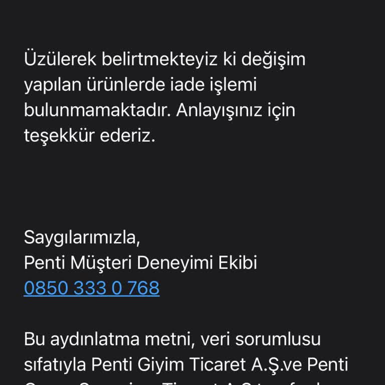 Yanlış Beden Ve İade Sorunu