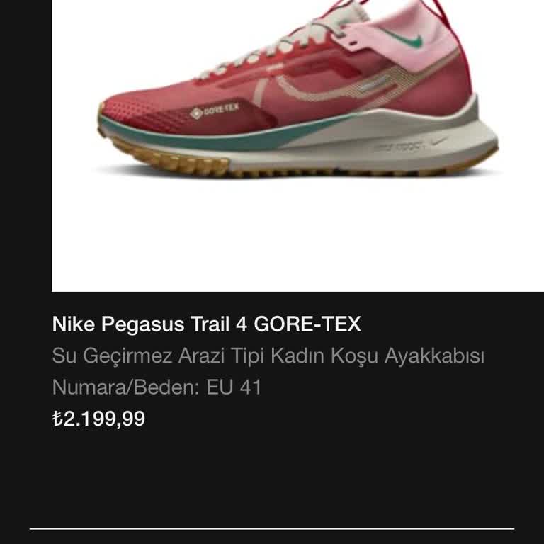 Nike Pegasus Trail 4 Ayakkabılar Su Geçiriyor Güvenim Zedelendi