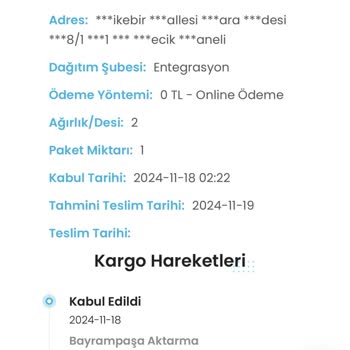 Yanlış Adrese Teslimat Sorunu