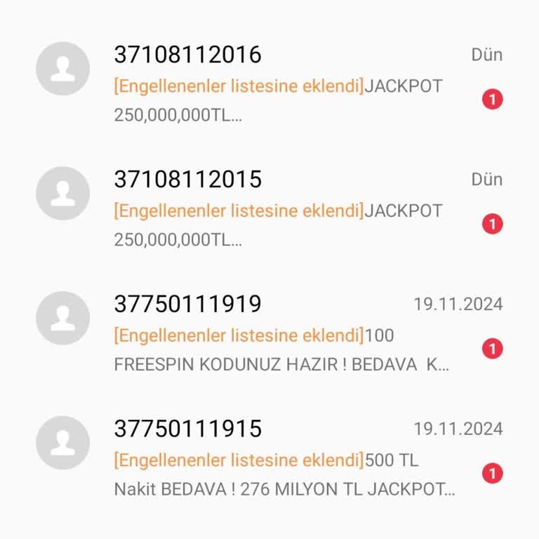 Yasadışı SMS'ler İçin Vodafone'dan Çözüm Bekliyorum