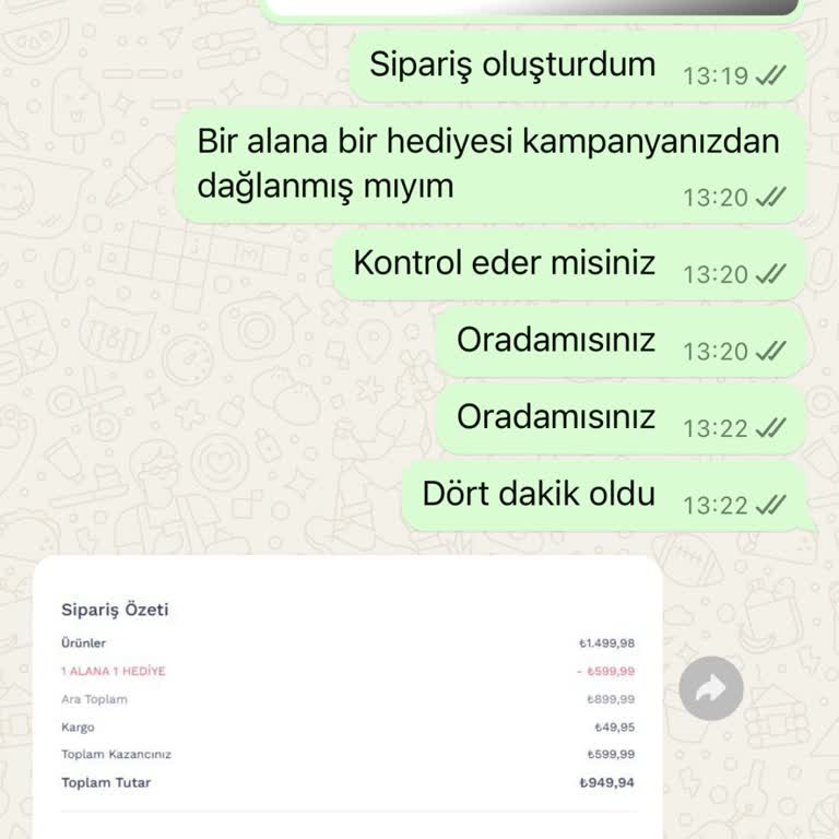 Eksik Ürün Ve Yanıtsız Müşteri Hizmetleri