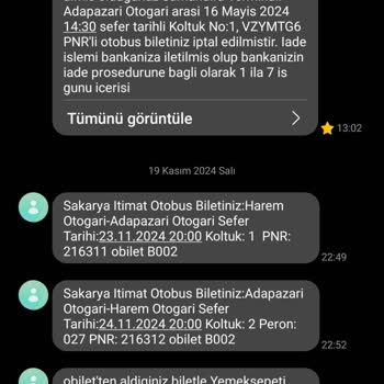 Obilet'te Fazladan Ücret Çekimi Ve Bilet Sorunu