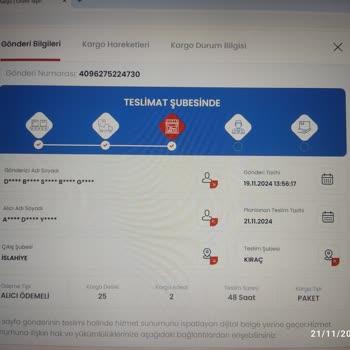 Kargo Teslimatında Yaşanan Sorunlar Ve Yanıltıcı Bildirimler