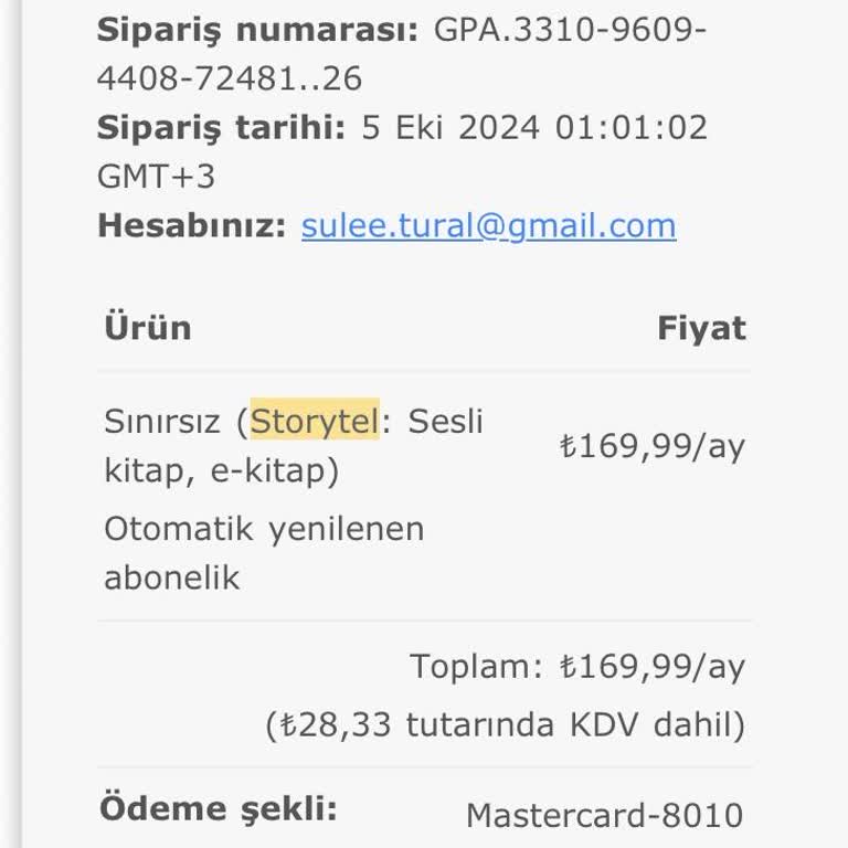 İptal Edilemeyen Abonelik Ücreti İadesi Talebi