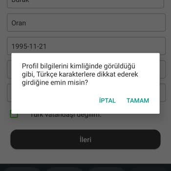 Profil Doğrulama Sorunu Ve Hizmet Erişimi Engeli