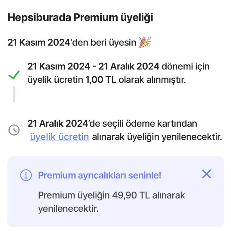 Hepsiburada Premium Üyeliğiyle Gizlice Abonelik