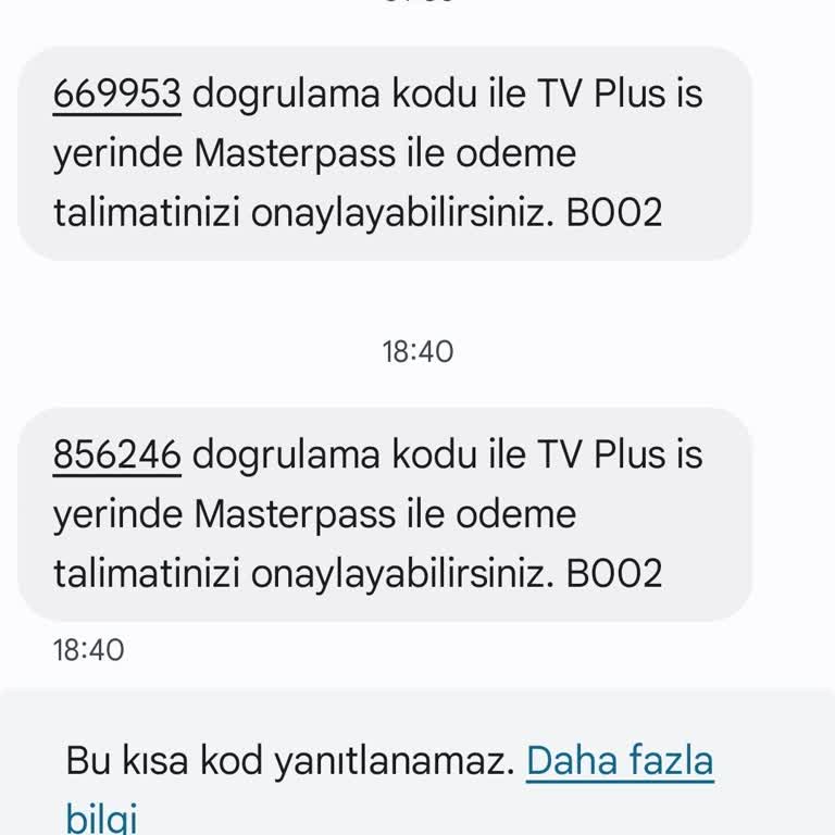 Yanlış Yere Gönderilen Doğrulama Mesajı Sorunu