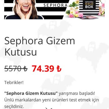 Sephora Adı Kullanılarak Yapılan Aldatıcı Kampanya
