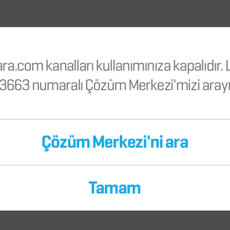 Hesabım Haksız Yere Bloke Edildi, Açıklama Bekliyorum