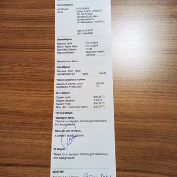 Siemens Yetkili Servisinden Fahiş Ücret Şikayeti