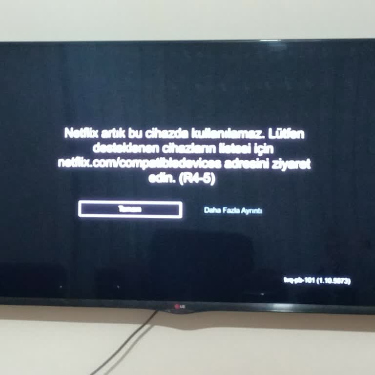 LG Televizyonda Netflix Erişim Sorunu