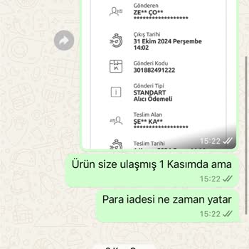 Para İadesi Sürecinde Gecikme Ve İletişim Sorunu