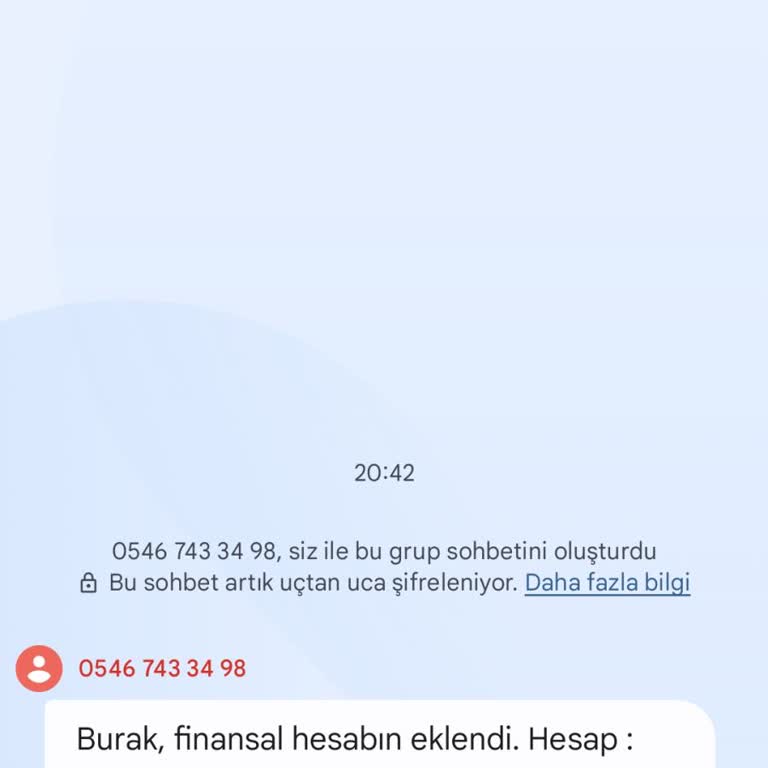 Yanlış Mesaj Ve Hesap Bilgileri Nedeniyle Sorumluluk Reddi