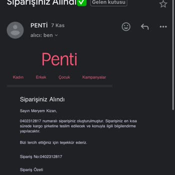Penti Online Alışverişte Yaşanan Sorunlar