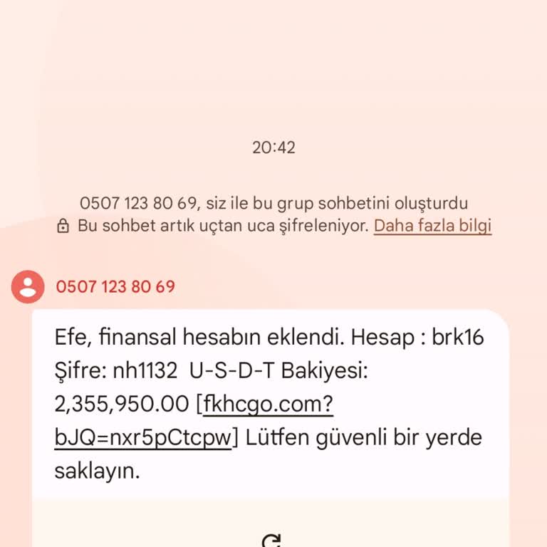 Bilinmeyen Numaradan Gelen Mesaj Ve Gizlilik İhlali Endişesi