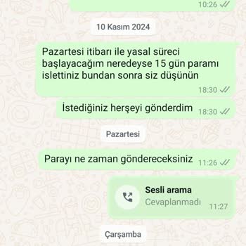 İade Edilmeyen Para Ve İletişim Sorunları