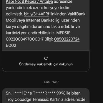 Kurye Mağduriyeti: Teslim Edilemeyen Bankamatik Kartı