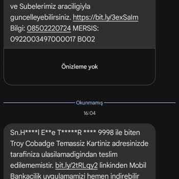 Kurye Mağduriyeti: Teslim Edilemeyen Bankamatik Kartı