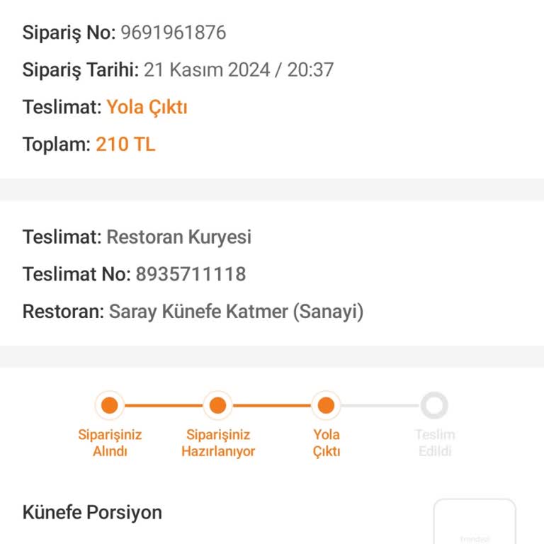 Trendyol Yemek'te Sürekli Geç Ve Yanlış Teslimat Sorunu