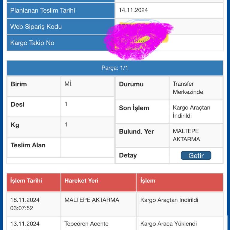 Kargo Teslimatında Gecikme Ve İletişim Sorunu