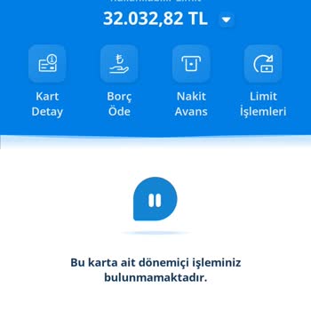 Kredi Kartı Blokesi Sorunu