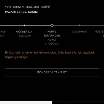 Zara'dan Alınan Hediye Kargosu Gecikti