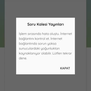 Soru Kalesi Yayınları Uygulama Sorunu
