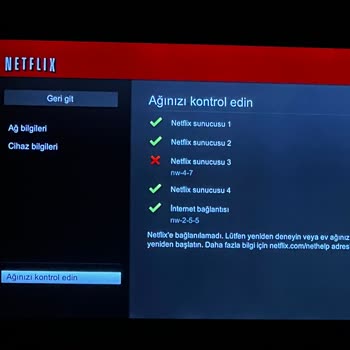 Samsung TV'de Netflix Güncelleme Sorunu