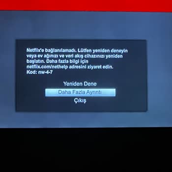 Samsung TV'de Netflix Güncelleme Sorunu
