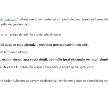 Abonelik İptali Yapılamıyor, Haksız Kesintiler Devam Ediyor