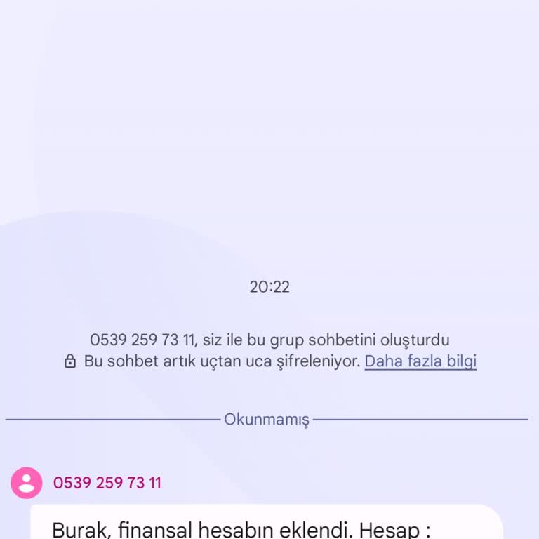 Yanlış Gönderilen Mesaj Ve Hesap Bilgileri Hakkında Şikayet