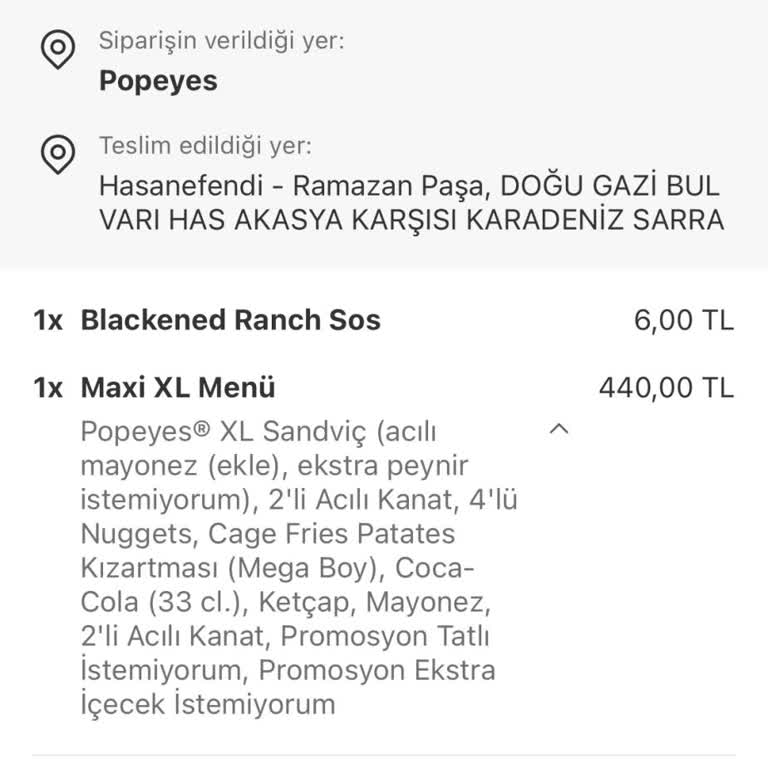 Eksik Gelen Sipariş Ve İletişim Sorunu