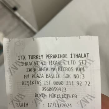 Zara Mağazasında Değişim Sorunu