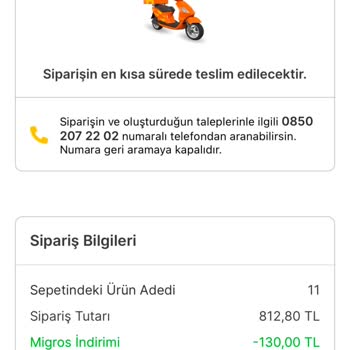 Migros Hemen'de Zaman Kaybı Ve Kupon Mağduriyeti