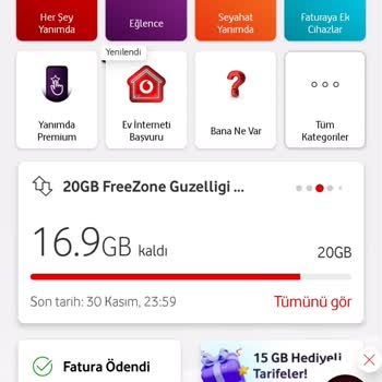 Vodafone'un Yanıltıcı İnternet Paketi Uygulaması