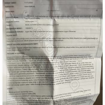 FLO'dan Alınan Ürünlerde Yaşanan Sorunlar Ve Mağduriyet