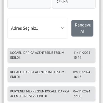 Teslim Edilemeyen Banka Kartı Sorunu